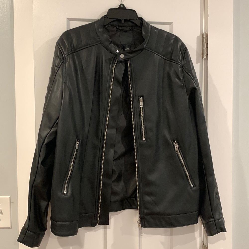 H&M Leather Jacket Size L